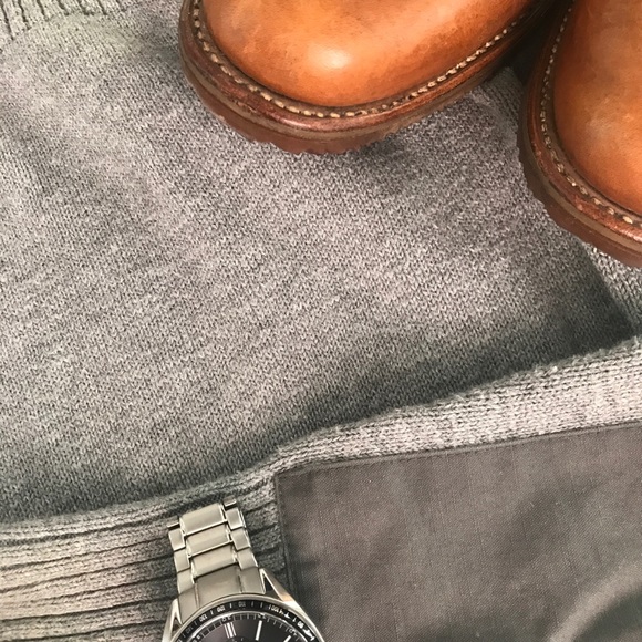 NWOT Banana Republic Light grey shawl collar sweater ✨ - Picture 4 of 4